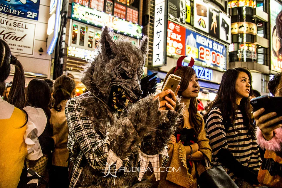 Mr Wolf – Shot in Shibuya Tokyo Halloween 2015