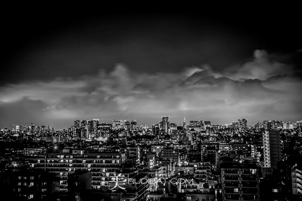 Tokyo Metropolis – This image was shot from my apartment looking north towards Shinagawa Tokyo Tower and Shinjuku.