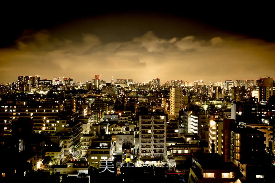 Tokyo Metropolis 3 – This fine art image was shot from my apartment looking north towards Shinagawa Tokyo Tower and Shinjuku.